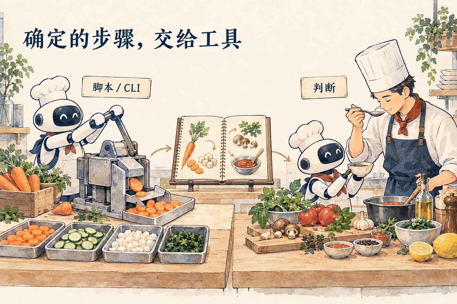 文字管判断,脚本管执行