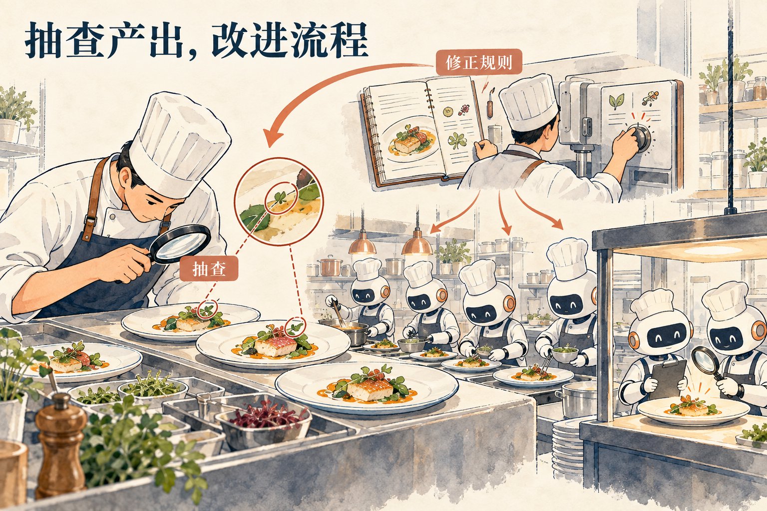 抽查改环境,而非逐个审 PR